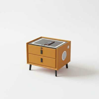 Smart Table con cajón de carga inteligente en el área interior de su dormitorio.