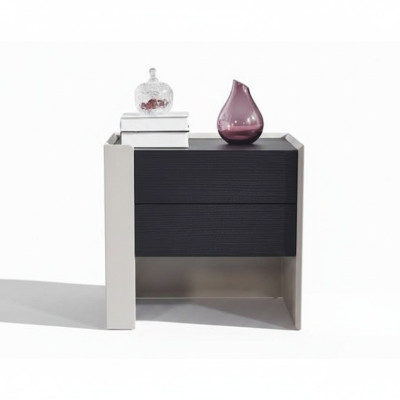 Mesita de noche de lujo, cómoda, consola auxiliar, cajón, diseño
