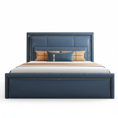 Cama moderna diseño de camas tapizadas para dormitorio estructura de cama 180x200 cm.