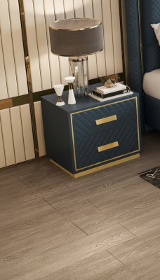 Diseño de mesita de noche consola auxiliar para dormitorio de lujo, mesas de consola de madera.