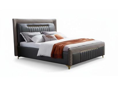 Cama moderna Camas modernas Cama de lujo de cuero Cama de hotel Cama doble Nueva