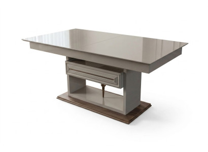 Mesa de comedor Mesa Mesa comedor moderno Comedor diseñador nuevo Beige