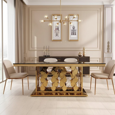 Mesa de comedor Mesa Comedor Mesas Moderno Comedor Muebles de diseño Mesa de comedor Mesa
