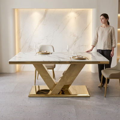 Mesa de comedor Mesa de comedor Mesas Modernas Comedor Diseñador Nuevo