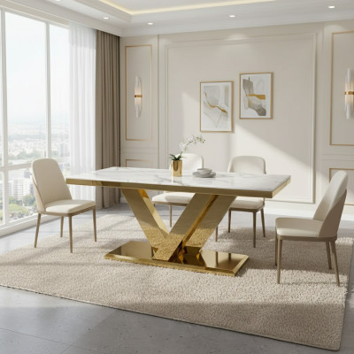 Mesa de comedor Mesa de comedor Mesas Modernas Comedor Diseñador Nuevo