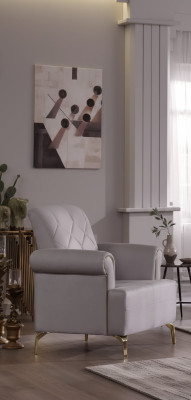 Sillón Silla tapizada Salón Reposabrazos Sillón tapizado Salón de estar Salón