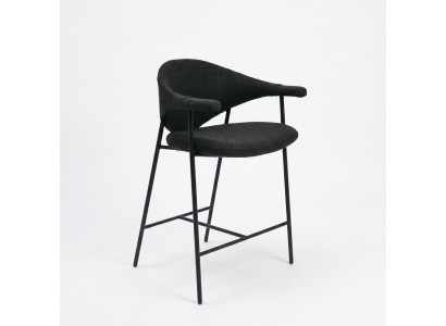 Elegantes mobiliario de asiento, sillas de comedor diseñadas con patas de acero modernas.