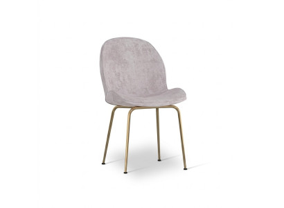 Silla de comedor gris claro - Sillas tapizadas de diseñador - Individuales modernos