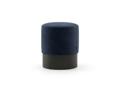 Taburete redondo azul de lujo para dormitorio moderno de lujo