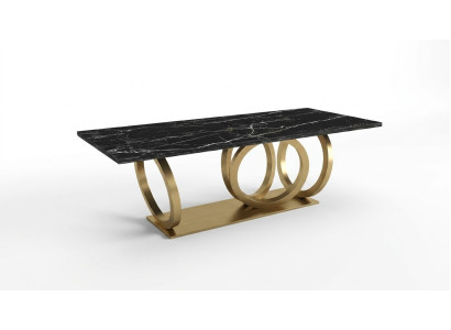 Lujo Mesa de comedor de mármol moderna Muebles Mesa Comedor Diseño Mesas 200x100
