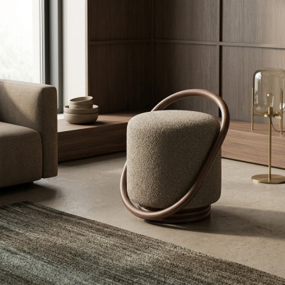 Lujo Taburete Dormitorio Comfort Muebles Modernos Diseño Reposapiés Muebles