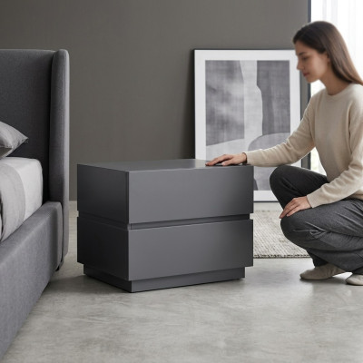 Mesita de noche dormitorio mesitas de noche mesas auxiliares dormitorio muebles de madera maciza