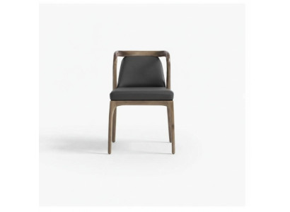 Silla de lujo para comedor Silla tapizada Sillas de madera Muebles de madera maciza