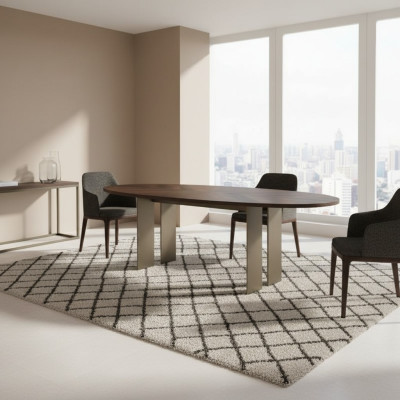 Mesa de comedor Mesas de comedor modernas de lujo Mesa de diseño elegante 230x110cm