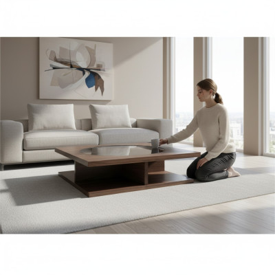 Mesa de comedor marrón Mesas de comedor modernas de lujo Mesa de diseño elegante