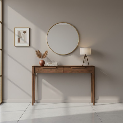 Mesa de consola Aparador Sala de estar Secretario Diseño Mesa de madera Lujo