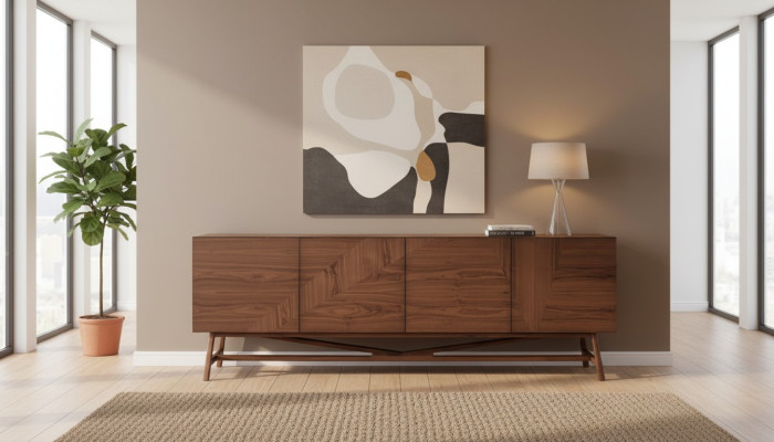 Moderna aparador de comedor, diseño de lujo, aparadores de madera, cómodas.