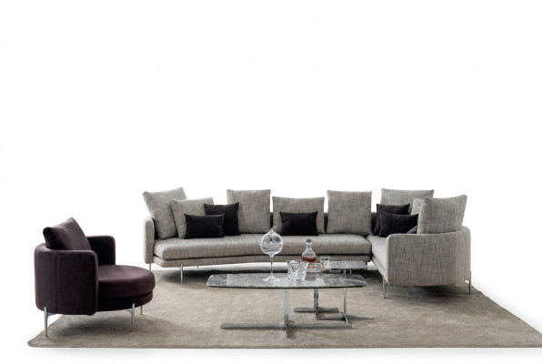 Conjunto de sala de estar 4+3+1 plazas moderno 3 piezas juego de sofás cojín de asiento muebles.