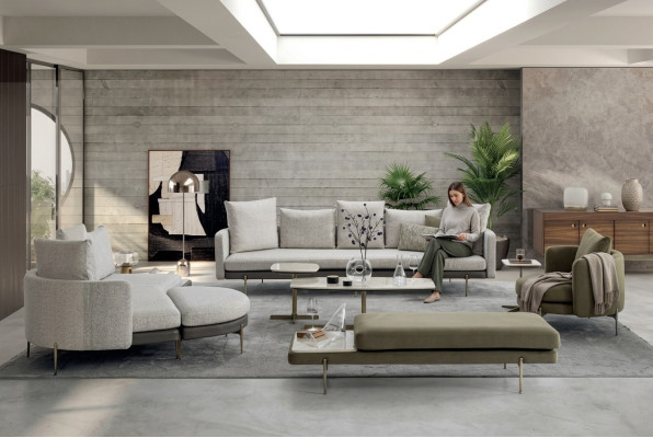 Conjunto de sala de estar de 8 piezas diseño moderno, juegos de sofás de lujo, sofás, sillones.