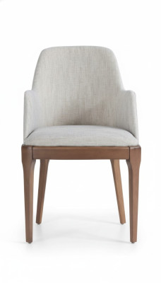 Silla de madera de lujo diseño moderno silla blanca muebles de comedor
