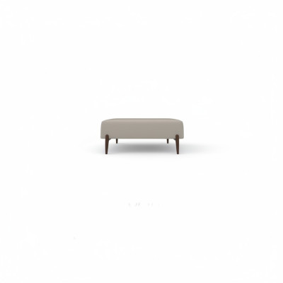 Taburete de lujo para mayor comodidad en el dormitorio con diseño moderno de reposapiés.