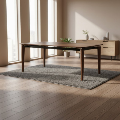 Mesa de comedor, mesas de comedor modernas de lujo, mesa de diseño elegante 210x100cm.