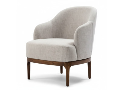 Sillón de lujo para sala de estar en color gris diseño salón muebles de club de una plaza