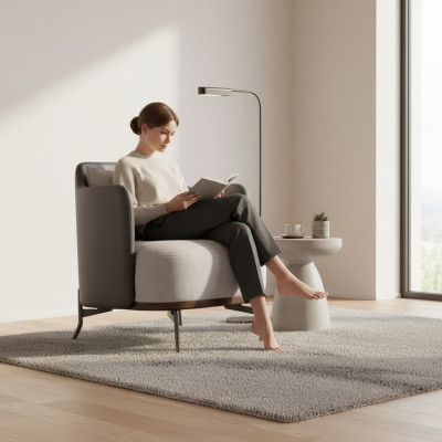 Sofá Tapizado Asiento Diseño Moderno Salón de Lujo Muebles de Sala Sofás