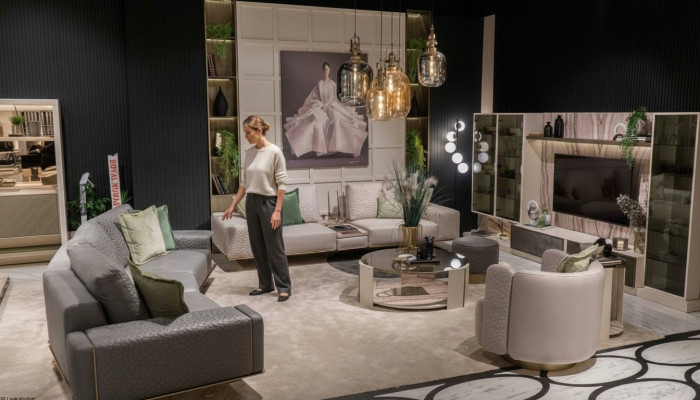 Conjunto de sofás sala de estar 4+1+1 Set de sofá de diseño moderno muebles.