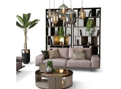 Sofá de tres plazas rosa Sofás de sala de estar Sofá 256cm Sofá grande xxl de tela