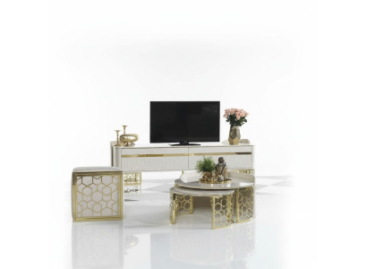 Aparador estantería modular consola de armario soporte para televisor.