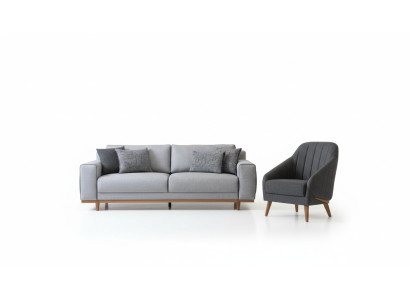 Conjunto de sofá, cojines, sofá de tres plazas, sofá 3+1, conjunto de sofá para sala de estar.