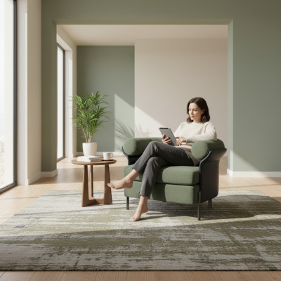 Sillón de terciopelo, silla con reposabrazos, silla de cocina, sillón tapizado, silla tapizada moderna.