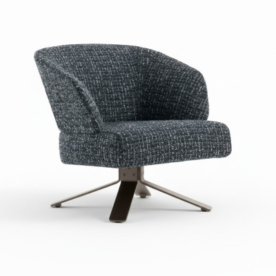 Sillón de lujo Sillón ergonómico de salón Tapizado diseño moderno