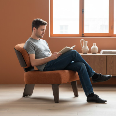 Sillón de diseño para salas de estar, silla de conferencias, silla de oficina, sillón de sala de estar
