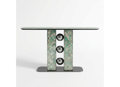 Mesa consola de lujo moderna, diseño de madera gris para sala de estar, muebles nuevos.