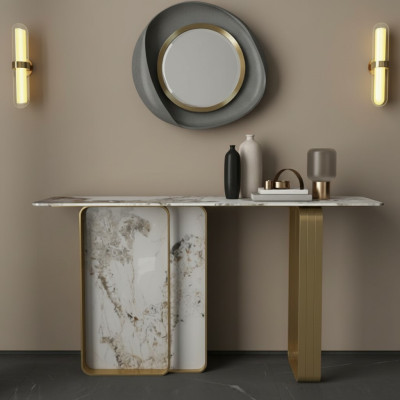 Mesa de consola de diseñador, mesa de madera consola, consolas de mesa, consolas de muebles.