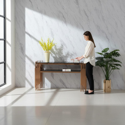 Mesa consola de salón, aparador, consola, cómoda, aparador, mesa de pared.