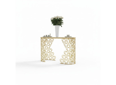Lujo consola Diseño mesa de consola Muebles aparador Decoración Oro