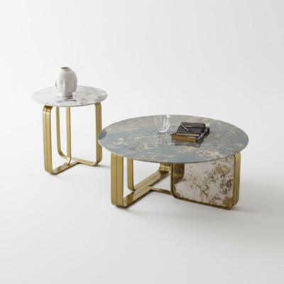 Mesa de centro de sala de estar Diseño Muebles Mesa Lujo Mesa auxiliar Moderno