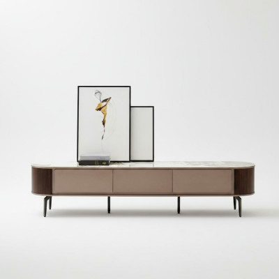 Mueble de televisión armario bajo de madera moderno Stand Sala de estar rtv Nuevo.