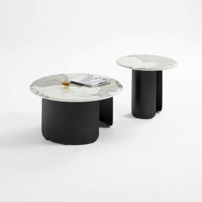 Mesa de centro de mármol de lujo para sala de estar, diseño de mesa de café, muebles nuevos.