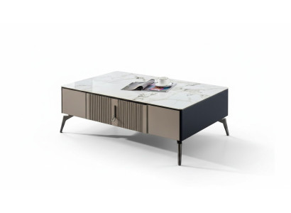 Mesa de centro Sala de estar Diseño Muebles Mesa Lujo Mesa auxiliar Madera Moderna