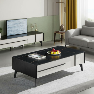 Mesa de centro Mesa Sala Mesa de madera Mesa de diseñador Mesa de lujo Mesa auxiliar Nueva