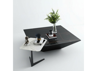Mesa de centro de diseño lujoso Muebles de sala de estar Mesa auxiliar moderna