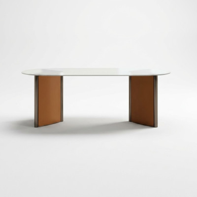 Lujo Moderno Mesa de comedor Comedor Estilo Muebles modernos Mesas ovaladas de madera
