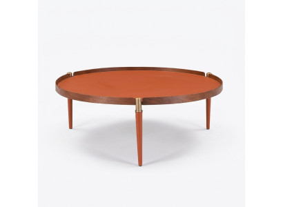 Mesa de centro Muebles de sala de estar Lujo Diseño moderno Mesa Naranja Mesas de centro