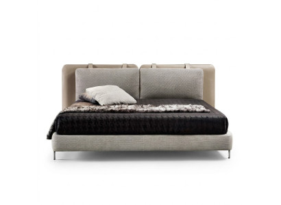 Dormitorio Cama doble grande elegante Cama de madera nueva Lujo Moderno