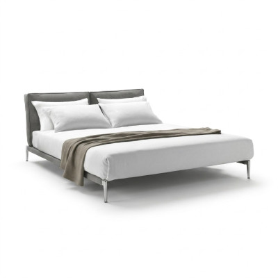 Diseño de cama Cama doble Camas de lujo Dormitorio tapizado Muebles nuevos