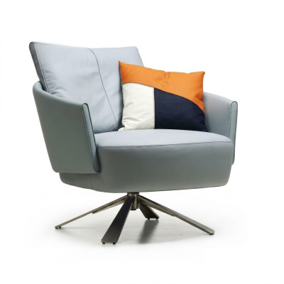 Sillón Muebles tapizados Diseñador Silla giratoria para sala de estar moderno Textil Nuevo